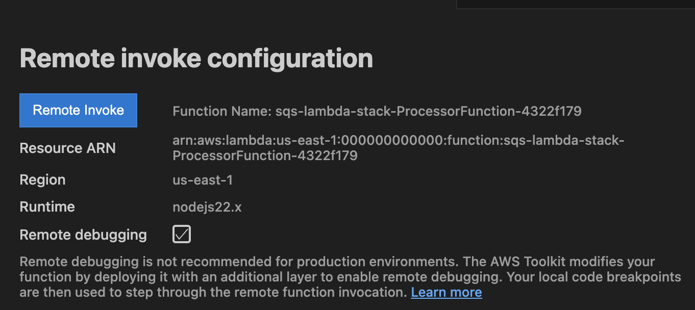 Remote Invoke Config